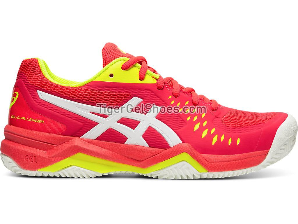 Asics GEL-Challenger 12 Clay Laser Pink/White 1042A039-705 Womens Tennis Shoes