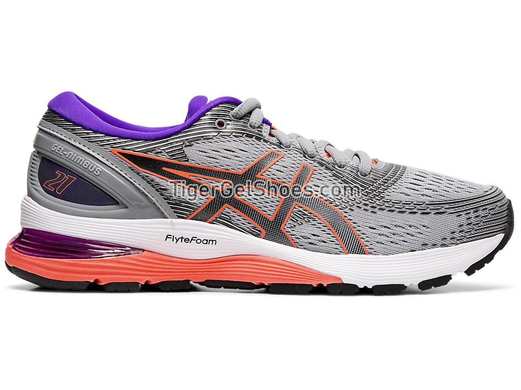Asics GEL-NIMBUS 21 Sheet Rock/Black 1012A156-023 Womens Running Shoes