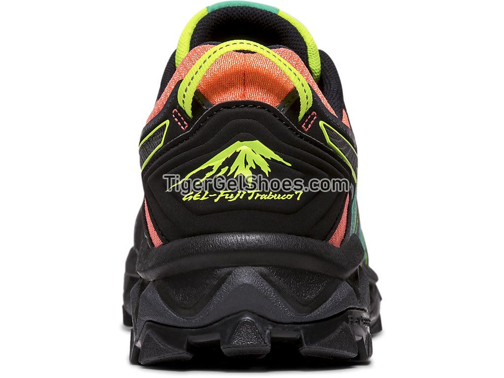 Asics GEL-FUJITRABUCO 7 Sun Coral/Black 1012A180-700 Womens Trail Running Shoes