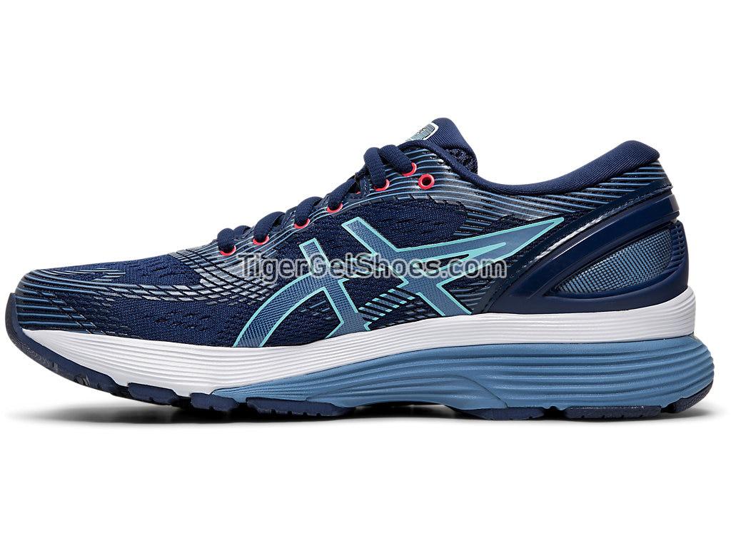 Asics GEL-NIMBUS 21 Blue Expanse/Grey Floss 1012A156-401 Womens Running Shoes