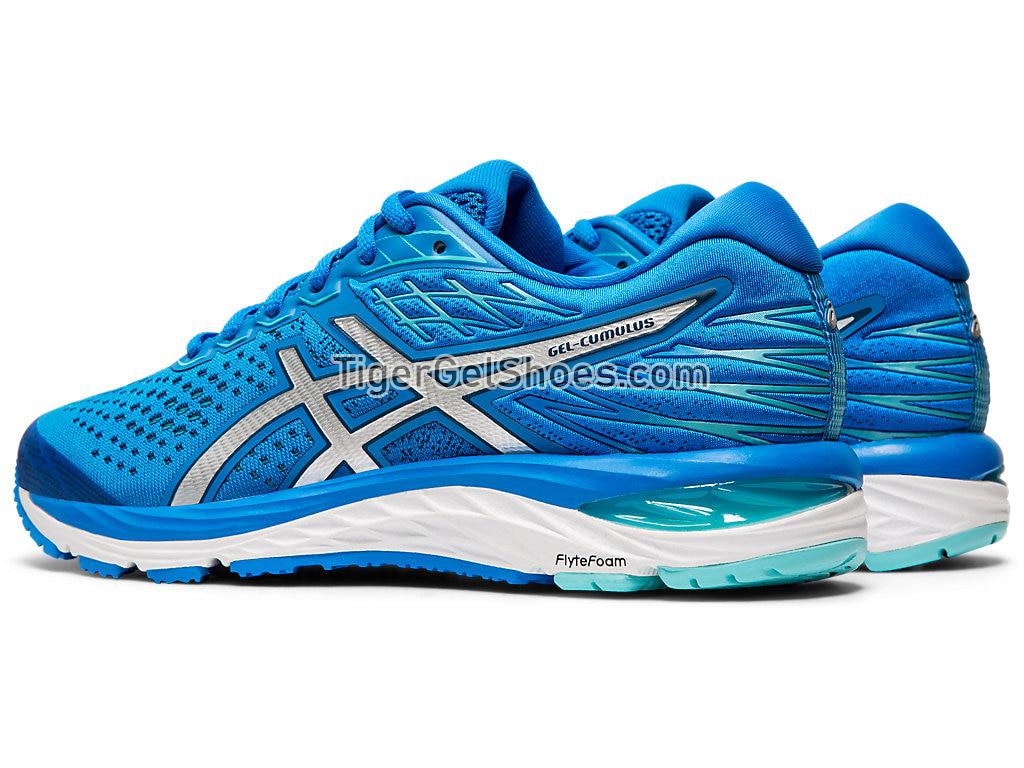 Asics GEL-CUMULUS 21 Directoire Blue/Silver 1012A468-400 Womens Running Shoes