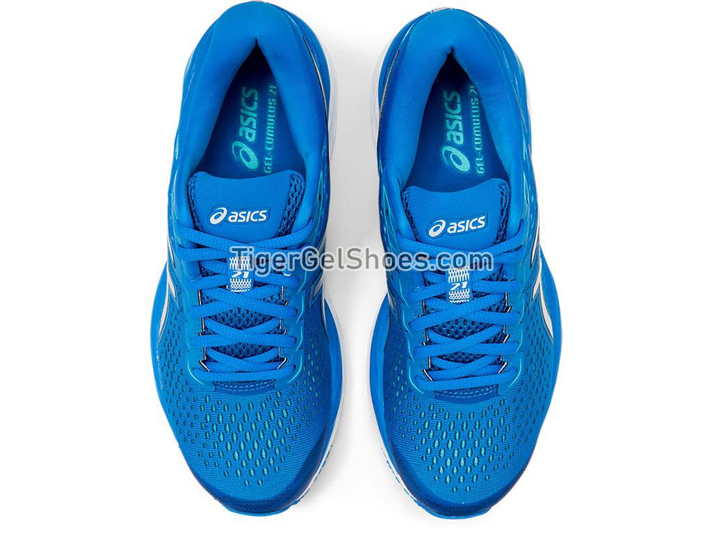 Asics GEL-CUMULUS 21 Directoire Blue/Silver 1012A468-400 Womens Running Shoes