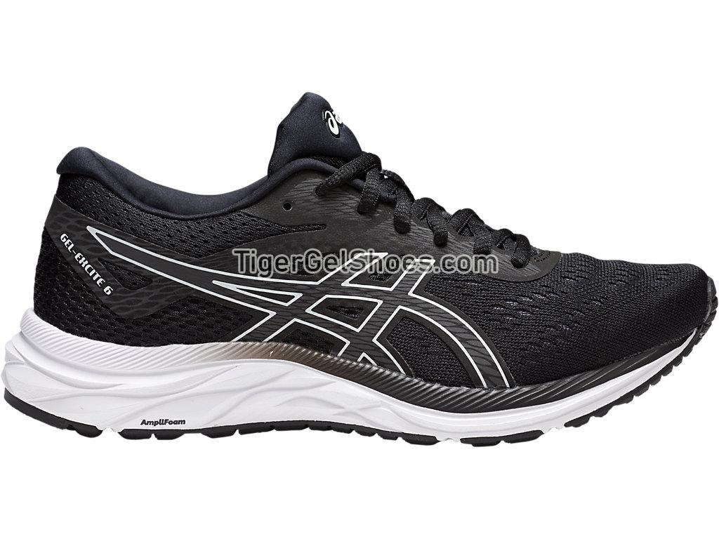 Asics GEL-Excite 6 (D) Black/White 1012A154-001 Womens Running Shoes