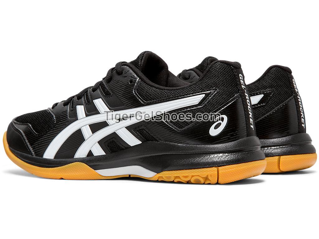 Asics GEL-ROCKET 9 Black/White 1072A034-001 Womens Volleyball Shoes
