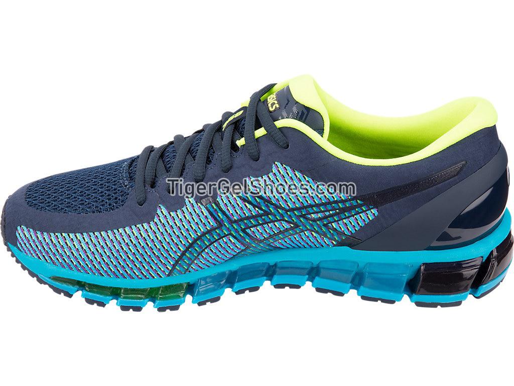 Asics GEL-Quantum 360 CM Bright Blue/Yellow 1021A134-401 Mens Running Shoes
