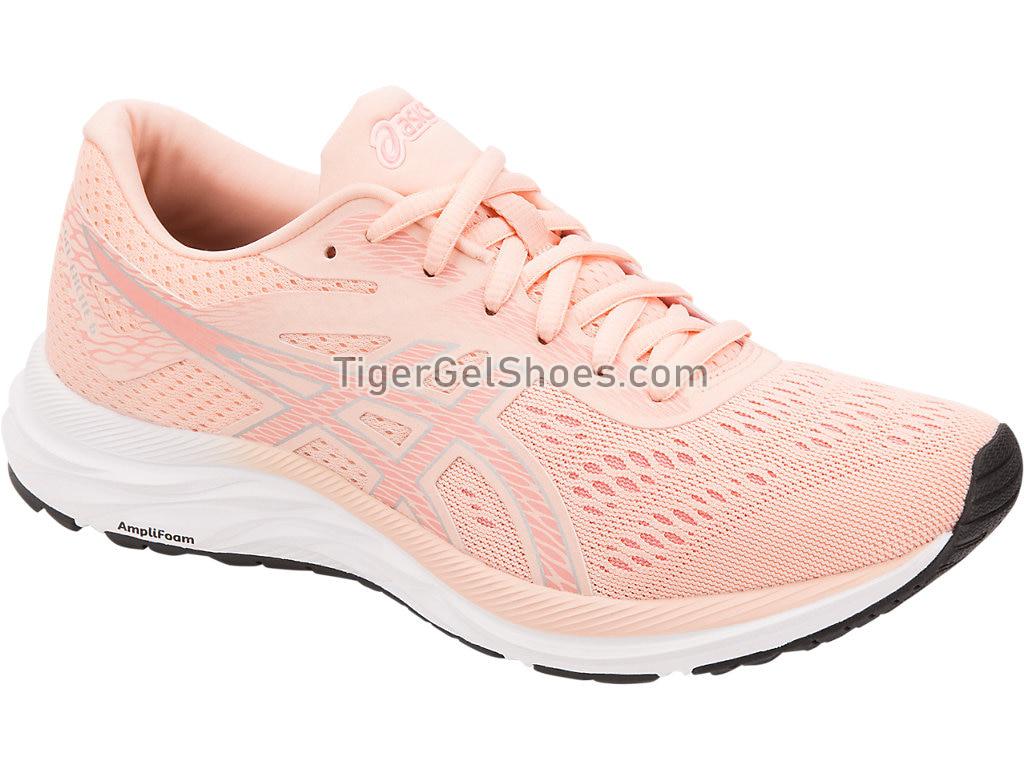 Asics GEL-EXCITE 6 Baked Pink/Silver 1012A150-700 Womens Running Shoes