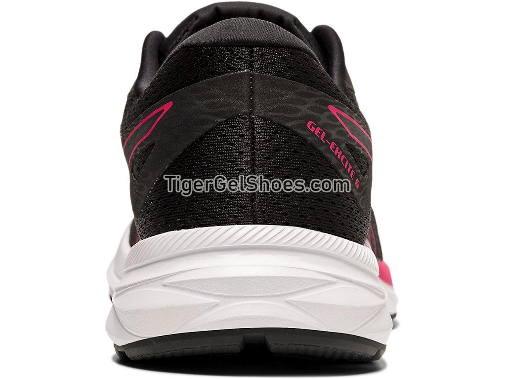 Asics GEL-EXCITE 6 Black/Rose Petal 1012A150-003 Womens Running Shoes