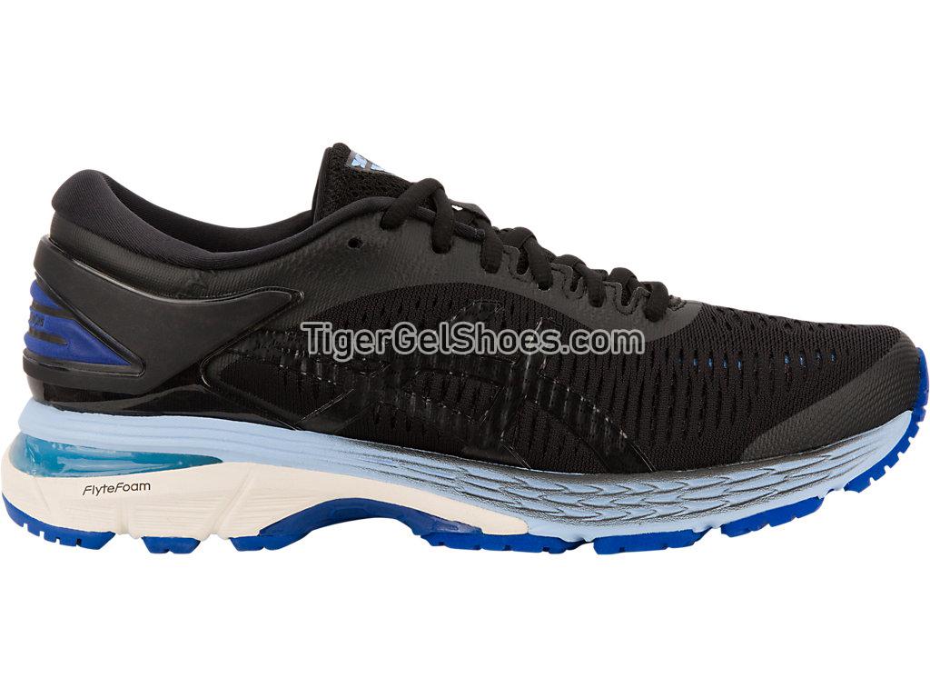 Asics GEL-KAYANO 25 WIDE Black/ASICS Blue 1012A032-001 Womens Running Shoes