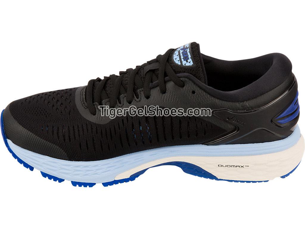 Asics GEL-KAYANO 25 WIDE Black/ASICS Blue 1012A032-001 Womens Running Shoes