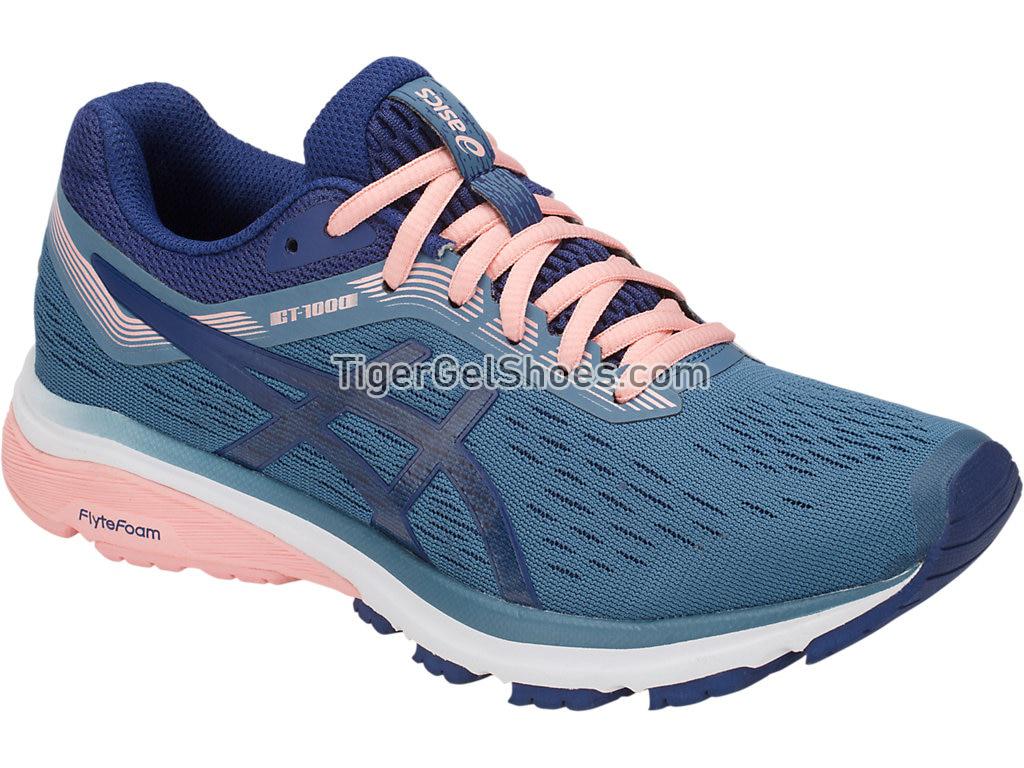 Asics GT-1000 7 WIDE Azure/Blue Print 1012A029-400 Womens Running Shoes