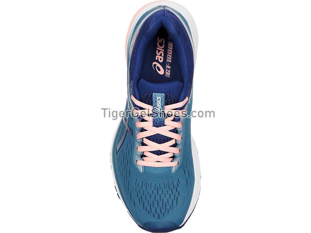 Asics GT-1000 7 WIDE Azure/Blue Print 1012A029-400 Womens Running Shoes