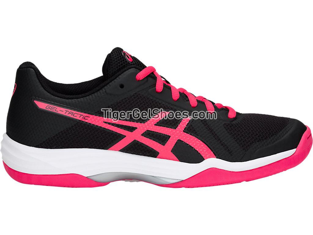Asics GEL-Tactic 2 Performance Black/Pixel Pink B752N-001 Womens Volleyball Shoes