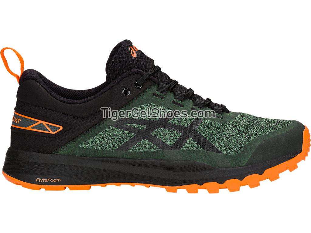 Asics Gecko XT Cedar Green/Black T826N-300 Mens Trail Running Shoes