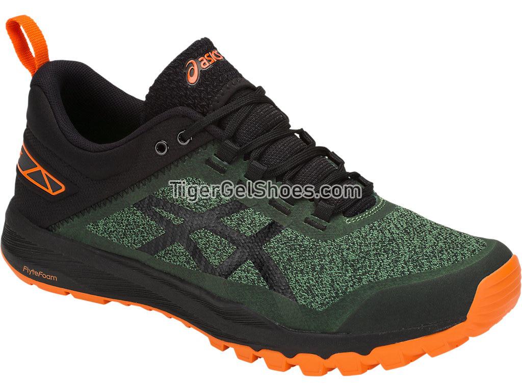 Asics Gecko XT Cedar Green/Black T826N-300 Mens Trail Running Shoes