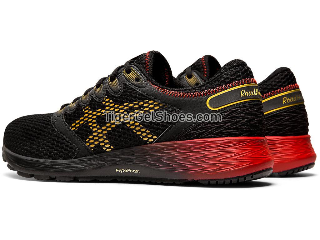 Asics Roadhawk FF 2 Black/Rich Gold 1012A503-001 Womens Running Shoes