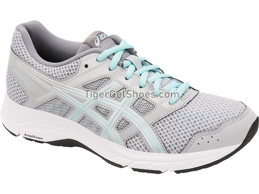 Asics GEL-Contend 5 Mid Grey/Black 1012A234-020 Womens Running Shoes
