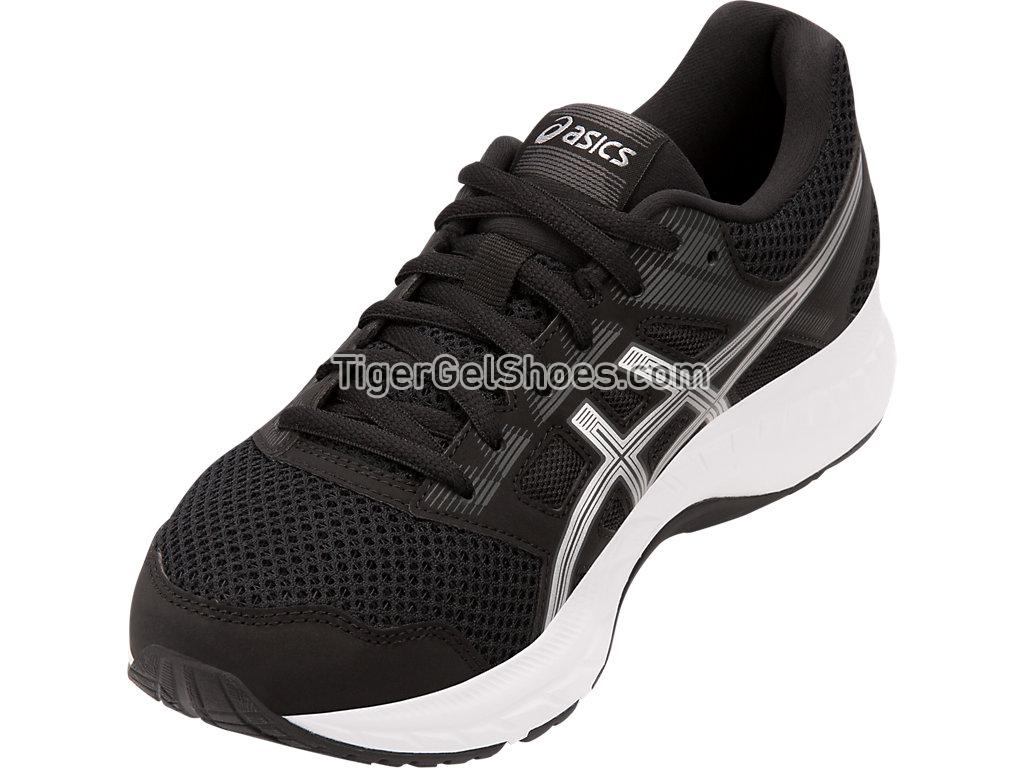 Asics GEL-Contend 5 Black/Silver 1012A234-002 Womens Running Shoes