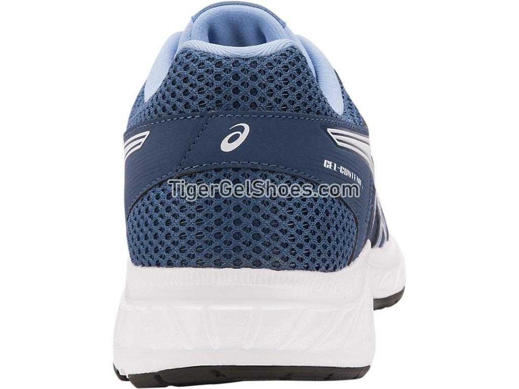 Asics GEL-CONTEND 5 (D) Grand Shark/White 1012A231-401 Womens Running Shoes