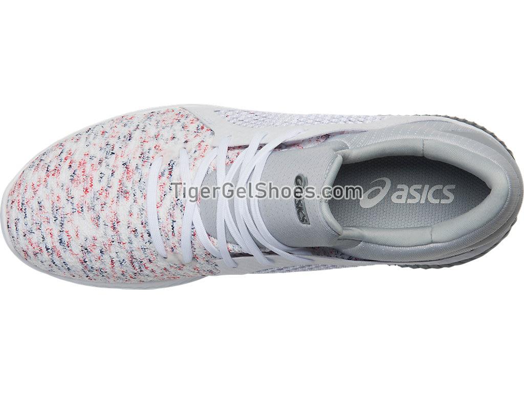 Asics GEL-Kenun Knit White/White/Mid Grey T832N-0101 Mens Running Shoes
