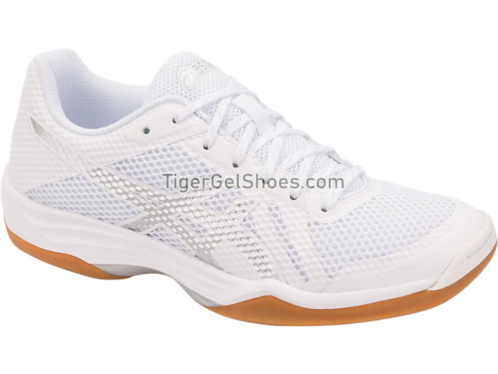 Asics GEL-Tactic 2 White/Silver 1052A017-144 Womens Volleyball Shoes