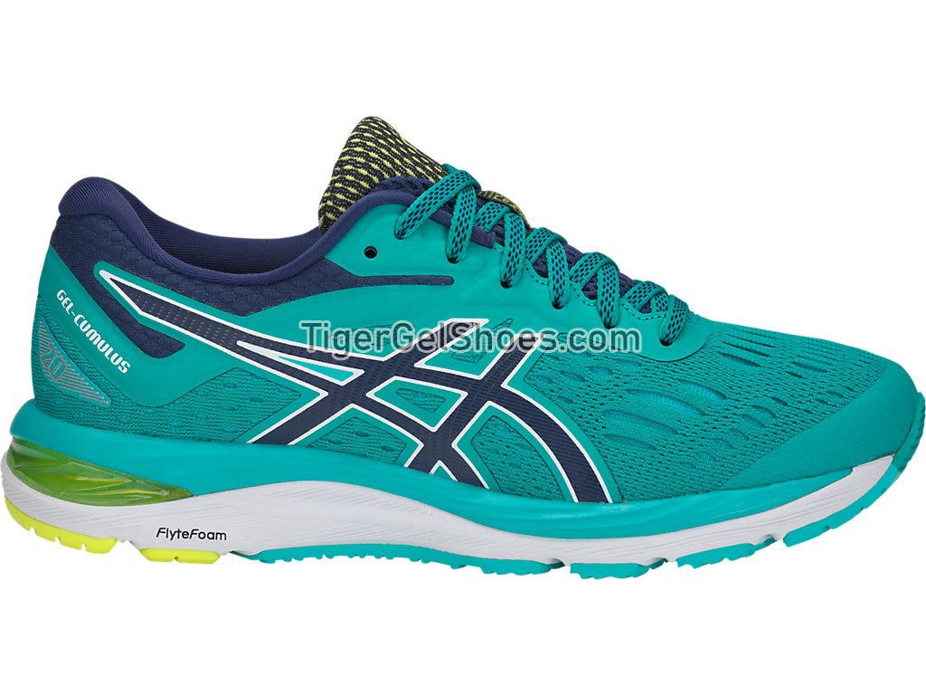 Asics GEL-Cumulus 20 Seaglass/Indigo Blue 1012A008-300 Womens Running Shoes