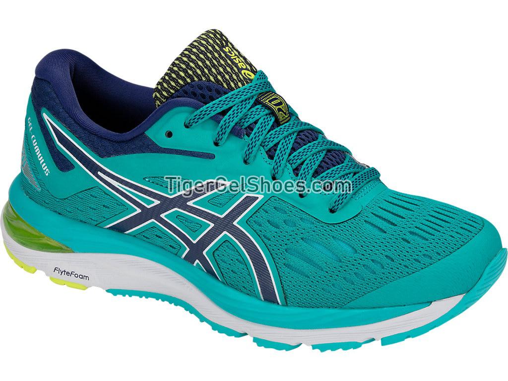 Asics GEL-Cumulus 20 Seaglass/Indigo Blue 1012A008-300 Womens Running Shoes