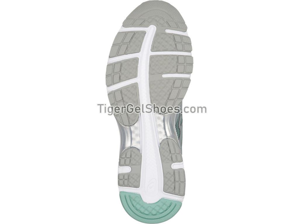 Asics GEL-Flux 5 (D) Mid Grey/White/Opal Green T862N-9601 Womens Running Shoes