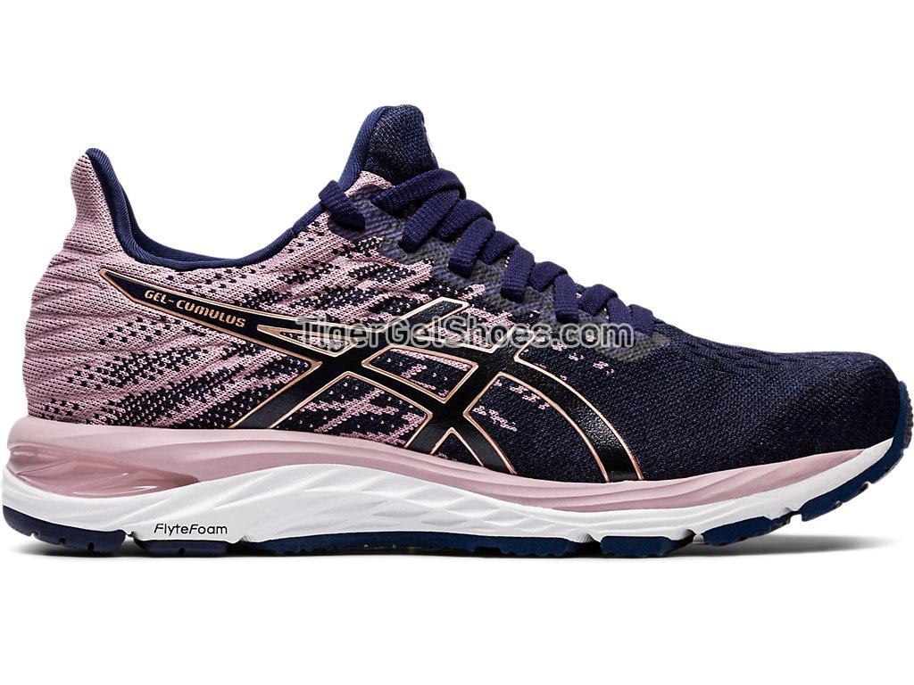 Asics GEL-CUMULUS 21 KNIT Peacoat/Rose Gold 1012A692-400 Womens Running Shoes