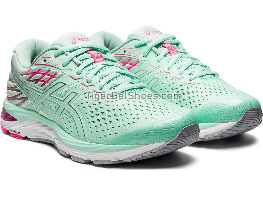 Asics GEL-CUMULUS 21 MINT TINT/MINT TINT 1012A468-300 Womens Running Shoes