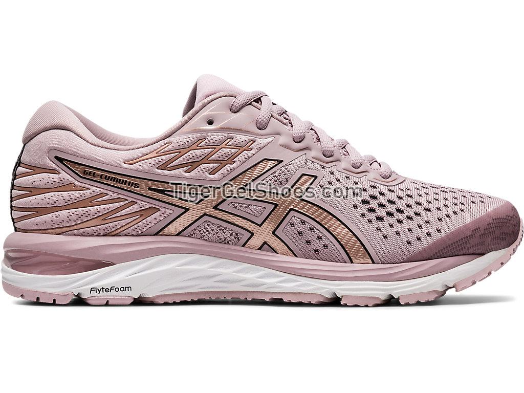 Asics GEL-CUMULUS 21 Wastershed Rose/Rose Gold 1012A468-700 Womens Running Shoes