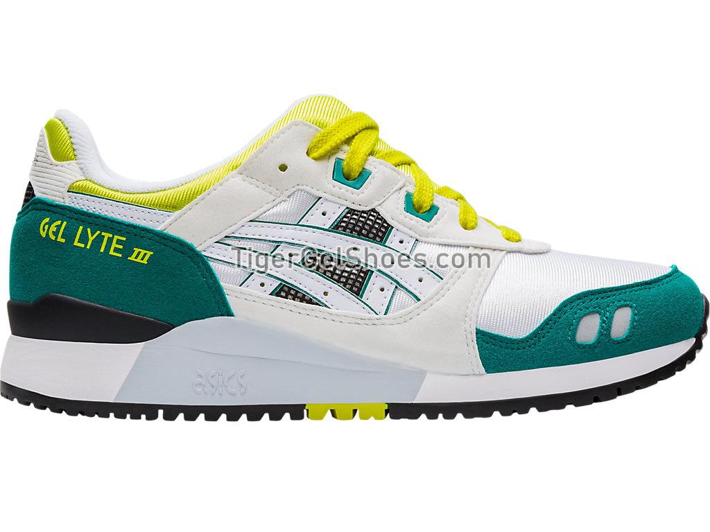 Asics GEL-LYTE III White/Yellow 1192A178-100 GEL Womens Shoes