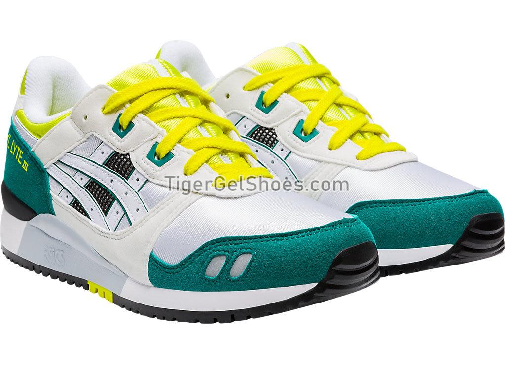 Asics GEL-LYTE III White/Yellow 1192A178-100 GEL Womens Shoes