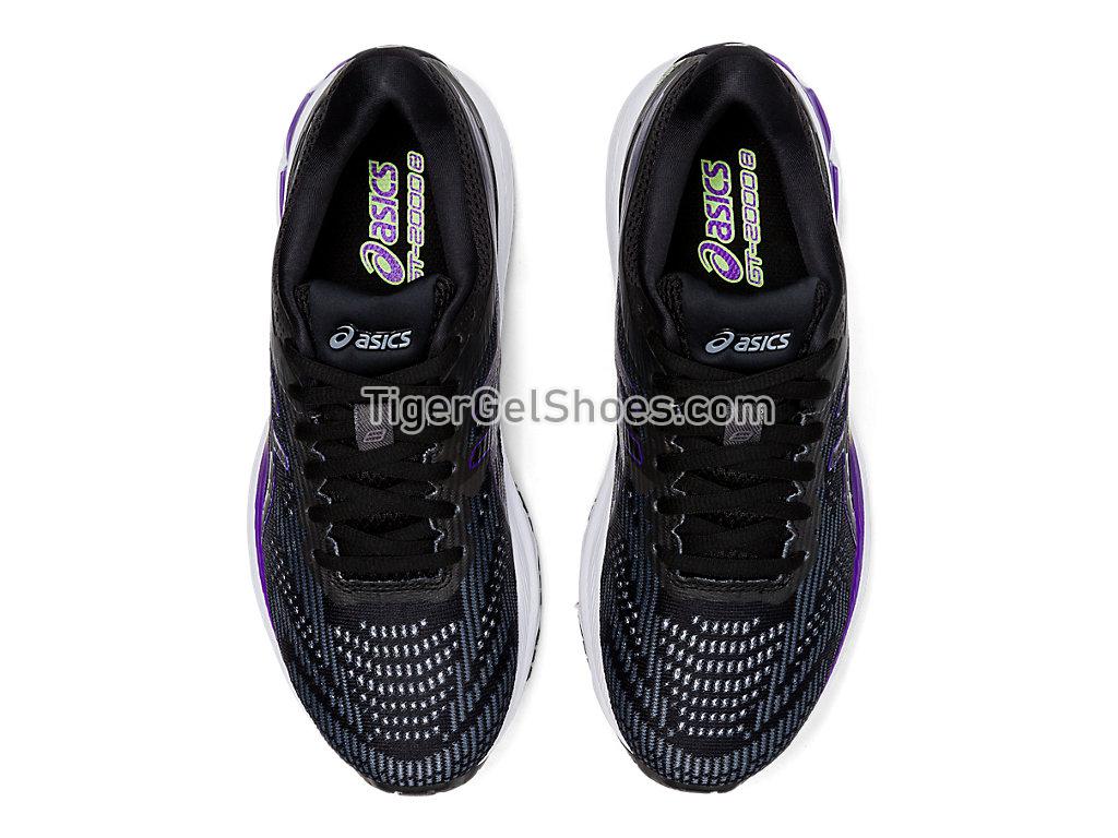 Asics GT-2000 8 Black/Sheet Rock 1012A591-003 Womens Running Shoes
