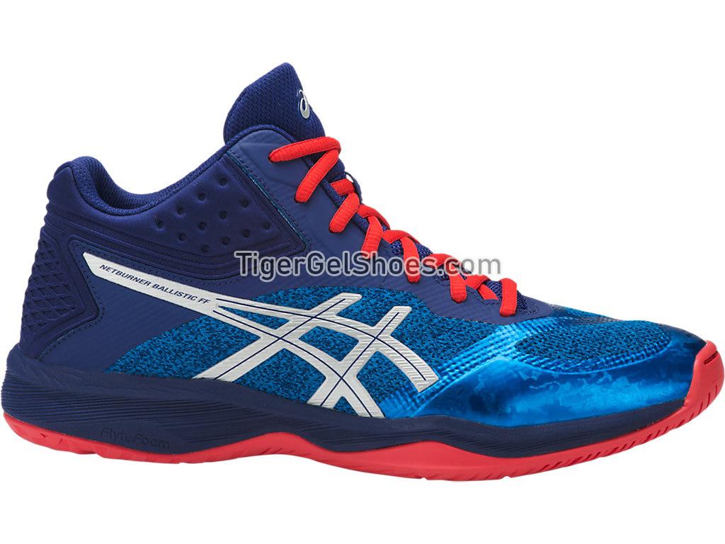 Asics Netburner Ballistic FF MT Race Blue/Blue Print 1051A003-400 Mens Volleyball Shoes
