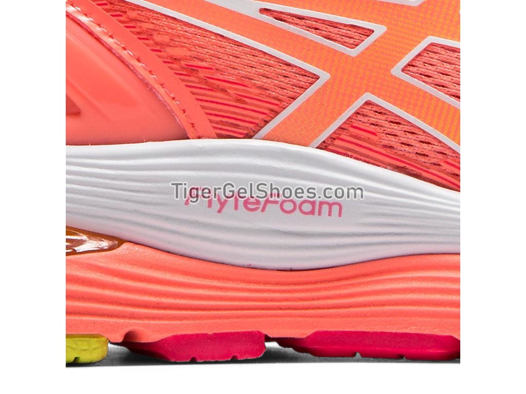 Asics GEL-NIMBUS 21 SP White/Sun Coral 1012A611-100 Womens Running Shoes