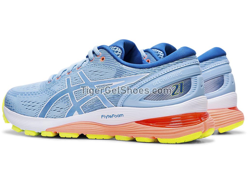 Asics GEL-NIMBUS 21 Heritage Blue/Lake Drive 1012A156-402 Womens Running Shoes