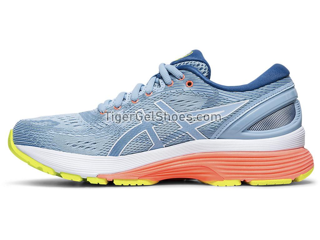 Asics GEL-NIMBUS 21 Heritage Blue/Lake Drive 1012A156-402 Womens Running Shoes