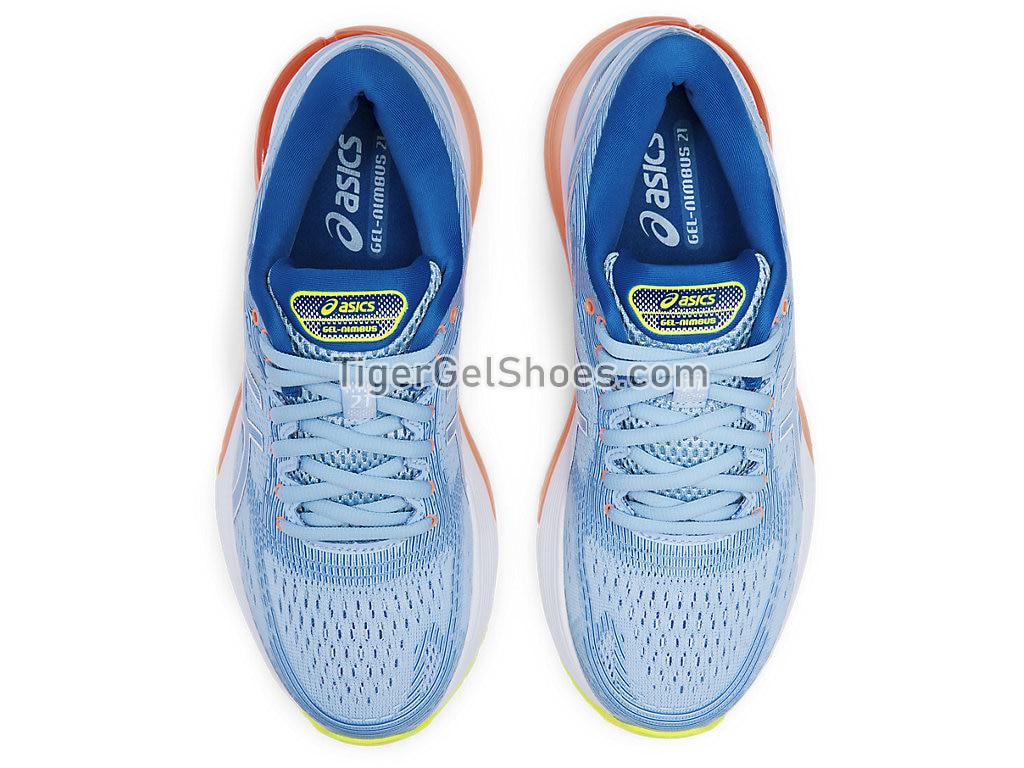 Asics GEL-NIMBUS 21 Heritage Blue/Lake Drive 1012A156-402 Womens Running Shoes