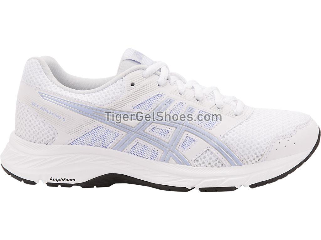Asics GEL-Contend 5 White/Vapor 1012A234-100 Womens Running Shoes