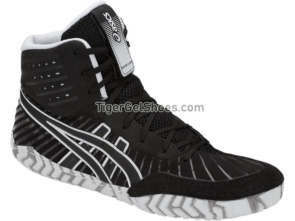 Asics Aggressor 4 Black/Black 1081A001-001 Mens Wrestling Shoes