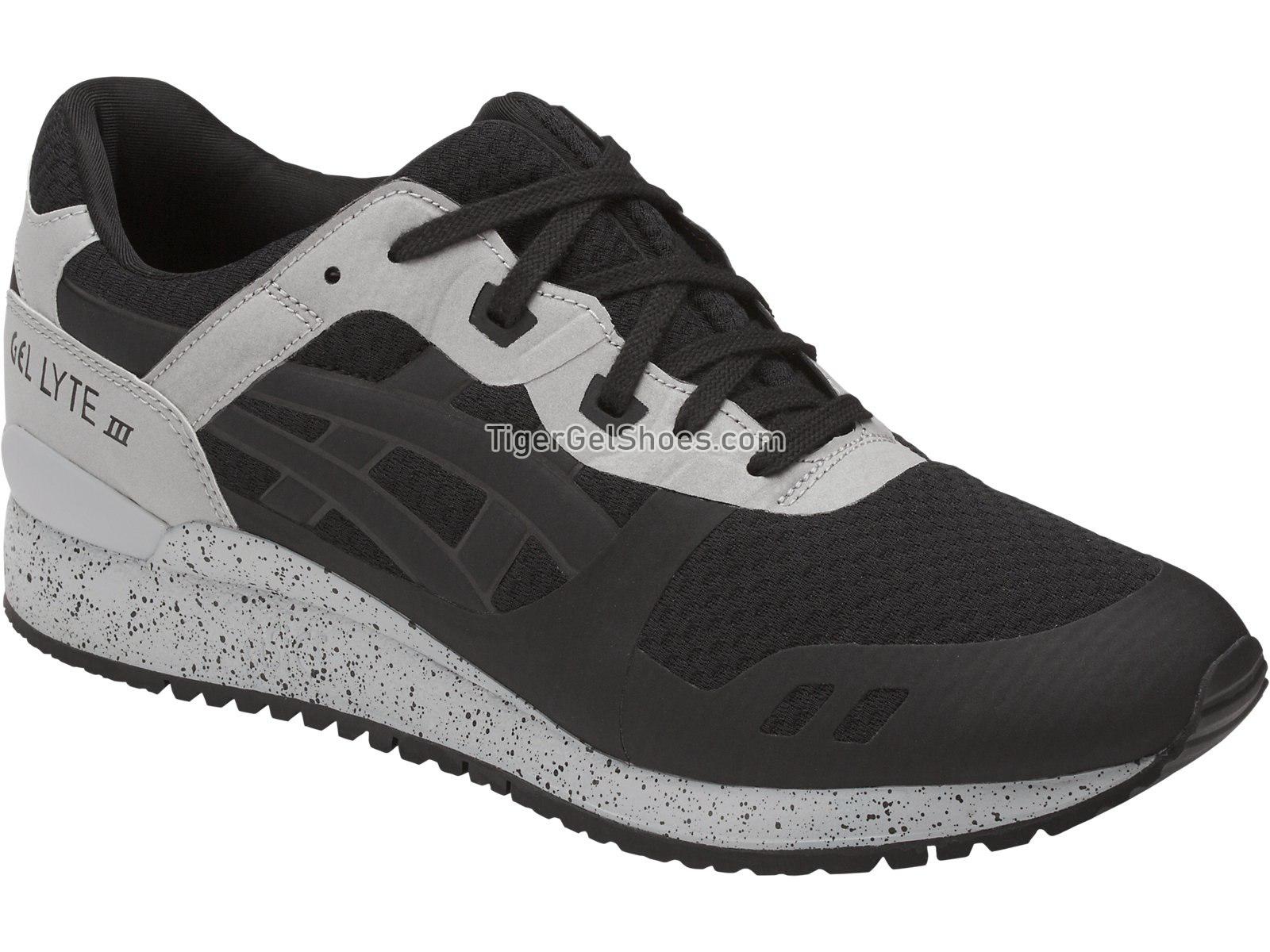Asics GEL-Lyte III NS Black/Black H7X4N-9090 Mens Womens Shoes