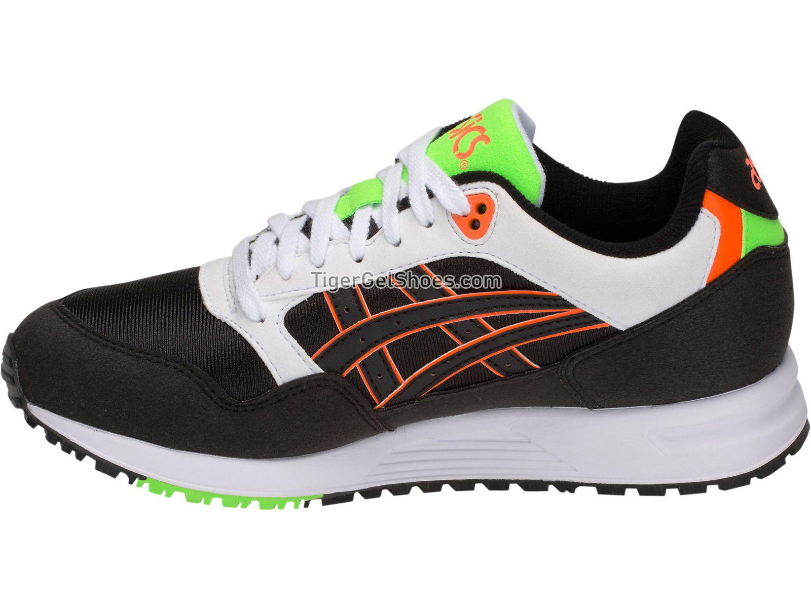 Asics GEL-Saga Black/Shocking Orange 1193A071-002 Mens Womens Shoes