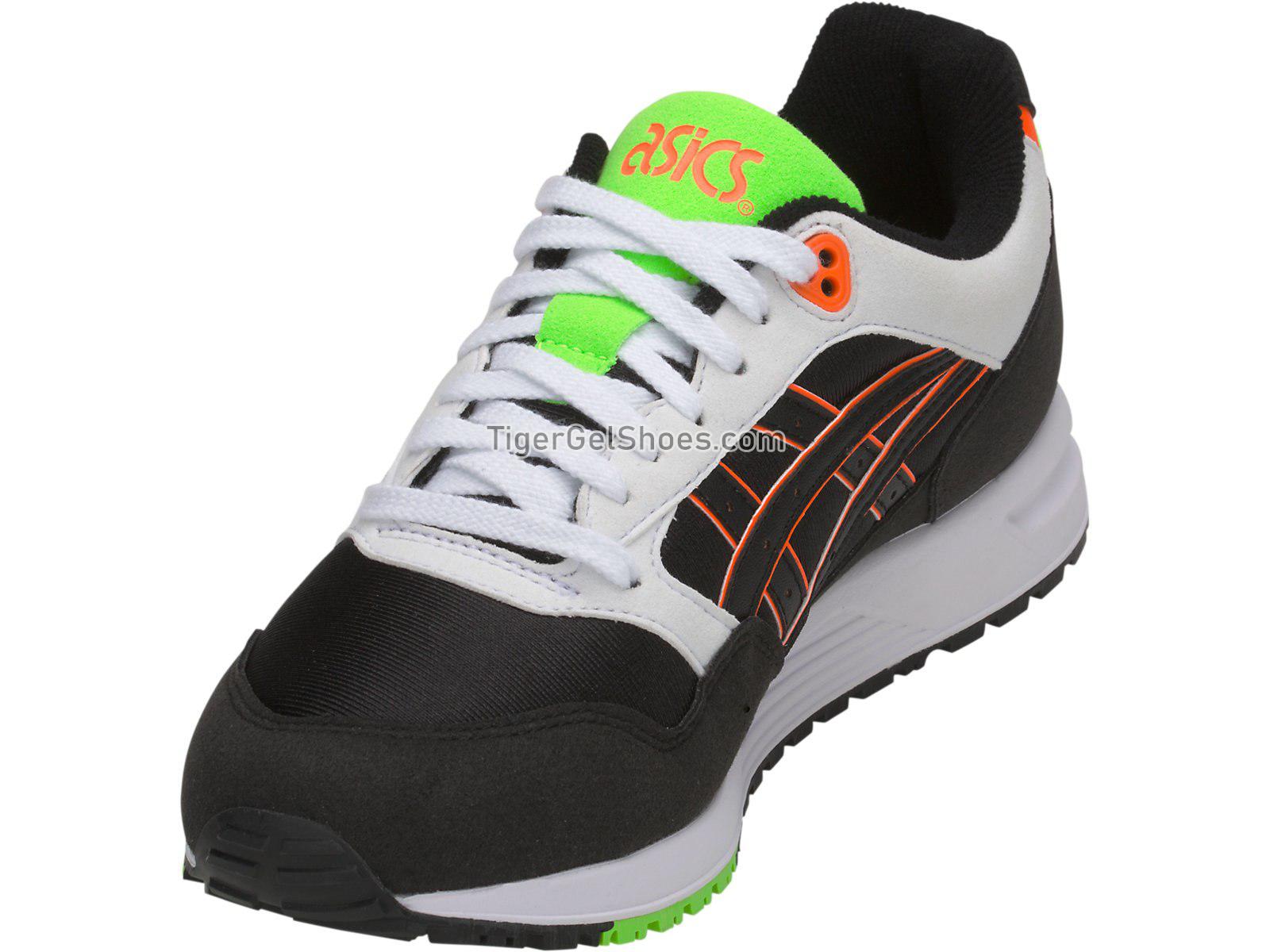 Asics GEL-Saga Black/Shocking Orange 1193A071-002 Mens Womens Shoes