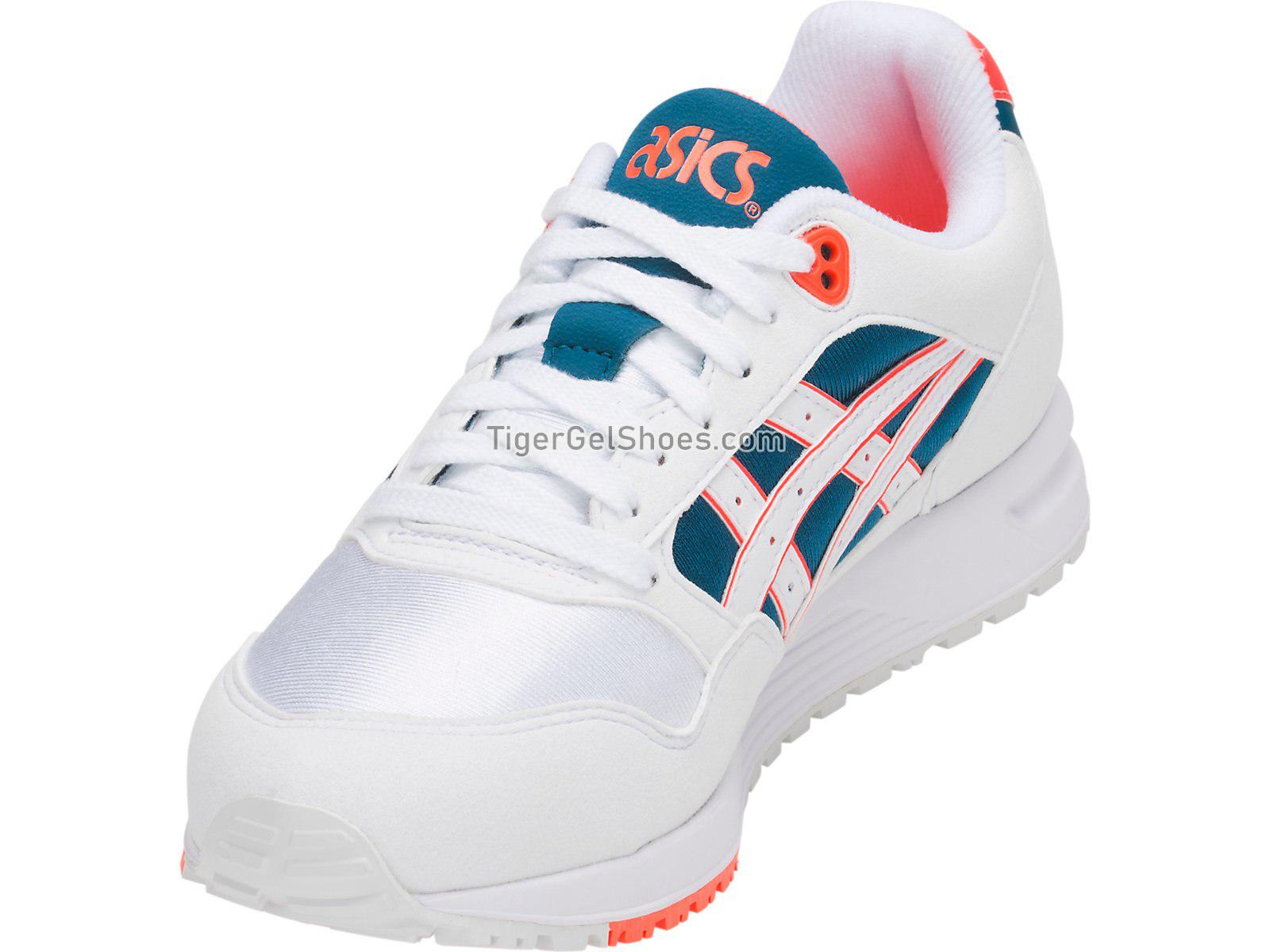 Asics GEL-Saga White/Flash Coral 1193A071-102 Mens Womens Shoes
