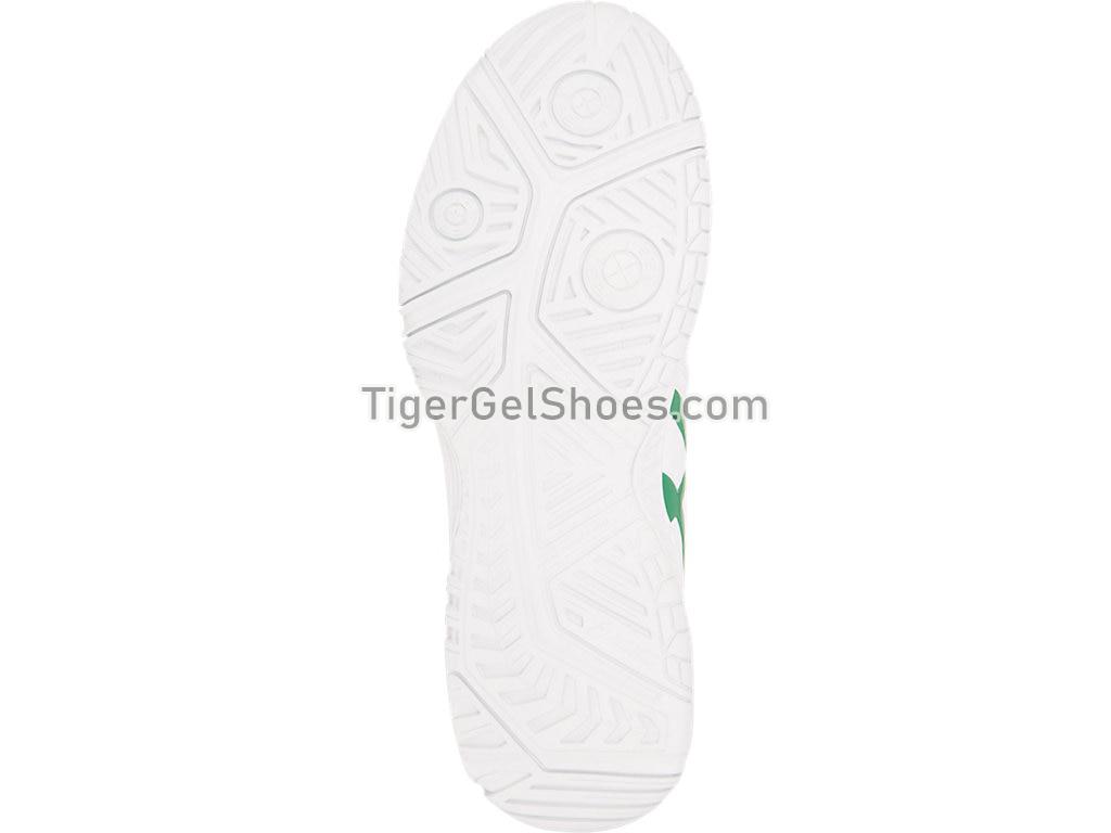 Asics GEL-Resolution 7 Novak White/Green E805N-100 Mens Tennis Shoes