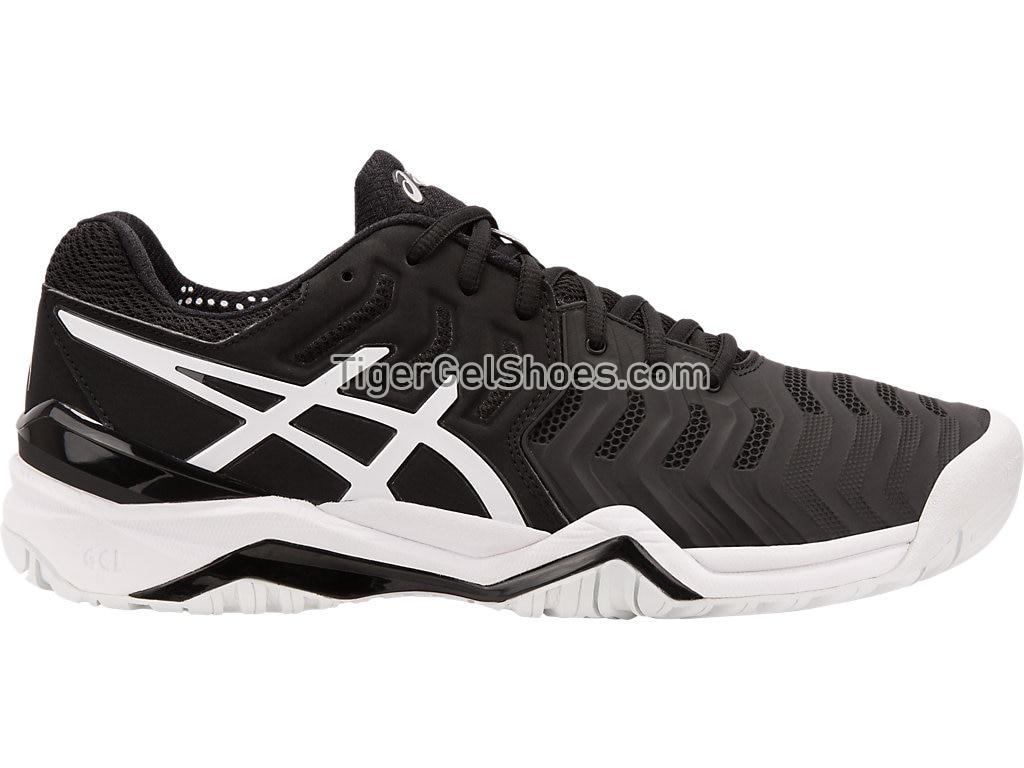 Asics GEL-Resolution 7 Novak Black/White E805N-001 Mens Tennis Shoes