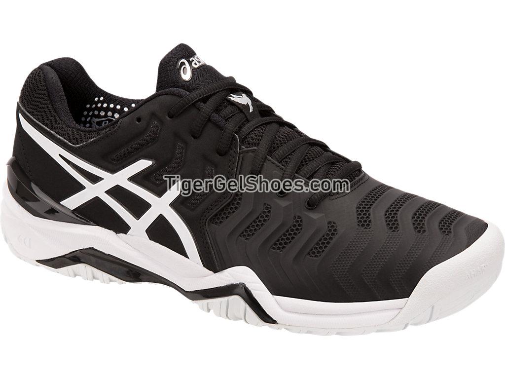 Asics GEL-Resolution 7 Novak Black/White E805N-001 Mens Tennis Shoes