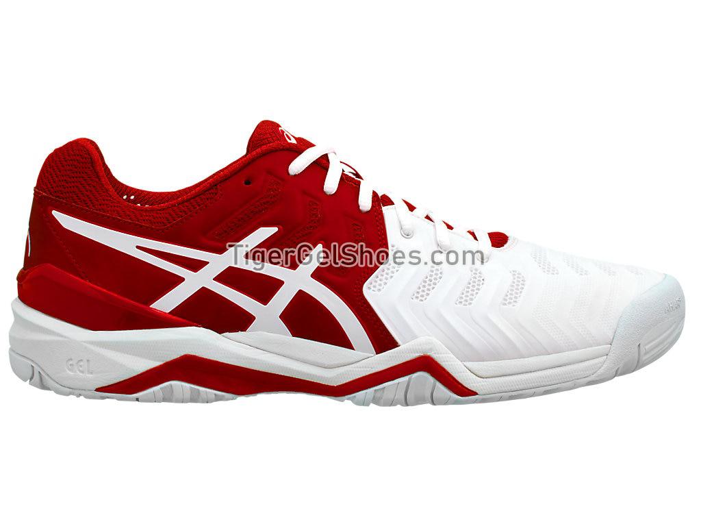 Asics GEL-Resolution 7 Novak Classic Red/White E805N-2301 Mens Tennis Shoes
