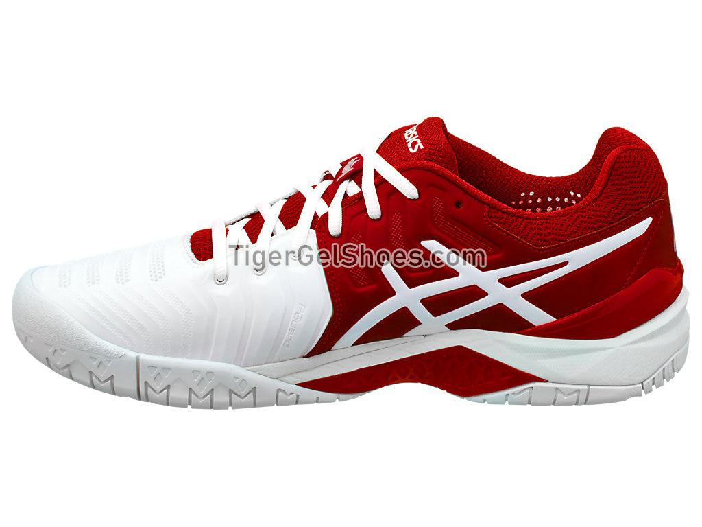 Asics GEL-Resolution 7 Novak Classic Red/White E805N-2301 Mens Tennis Shoes