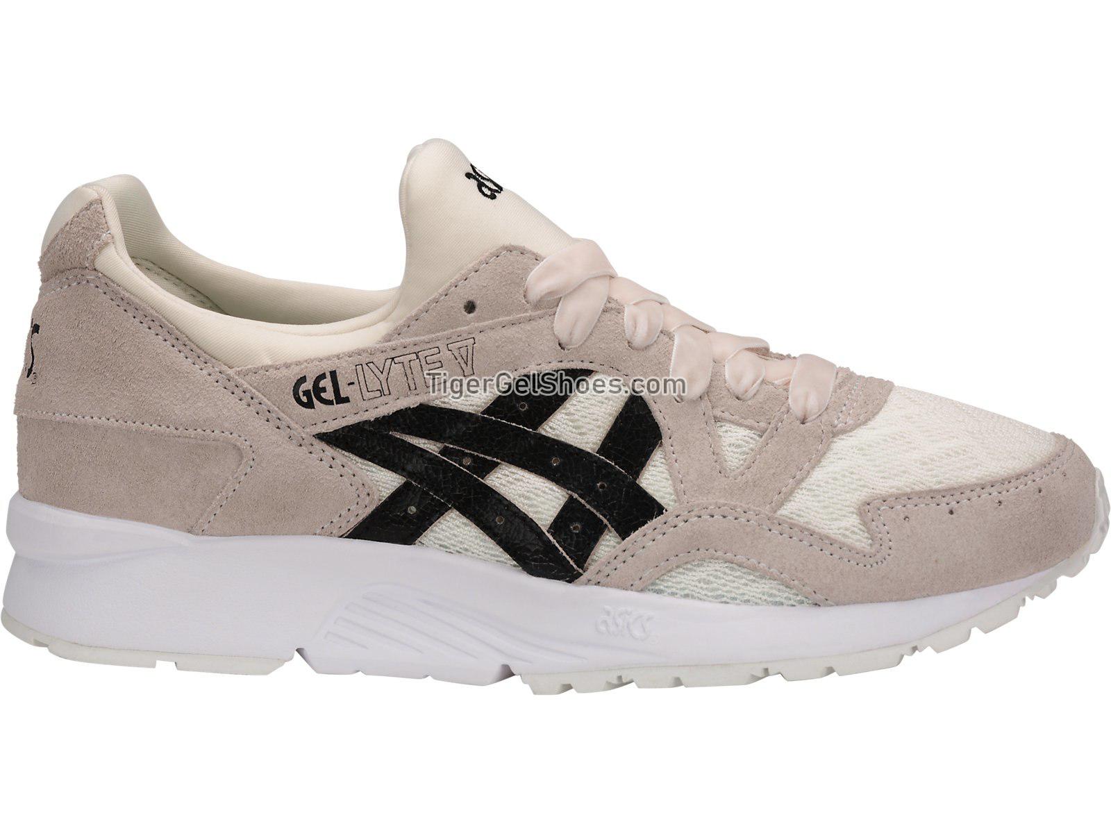 Asics GEL-Lyte V Cream/Black H8G6L-0090 Womens Shoes